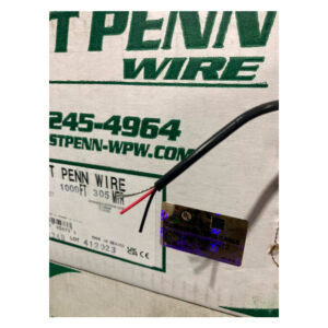 West Penn Wire 454BK1000 Cable de Instalación para Línea (305Mts)