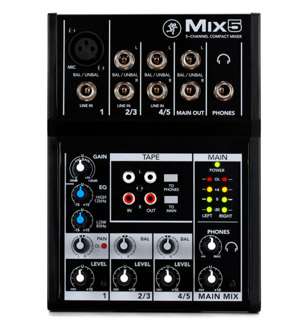 Mackie MIX5 Consola compacta 5 canales