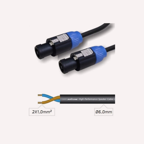 Roxtone SSSS210 Cable de altavoz profesional Speakon-Speakon - Imagen 3