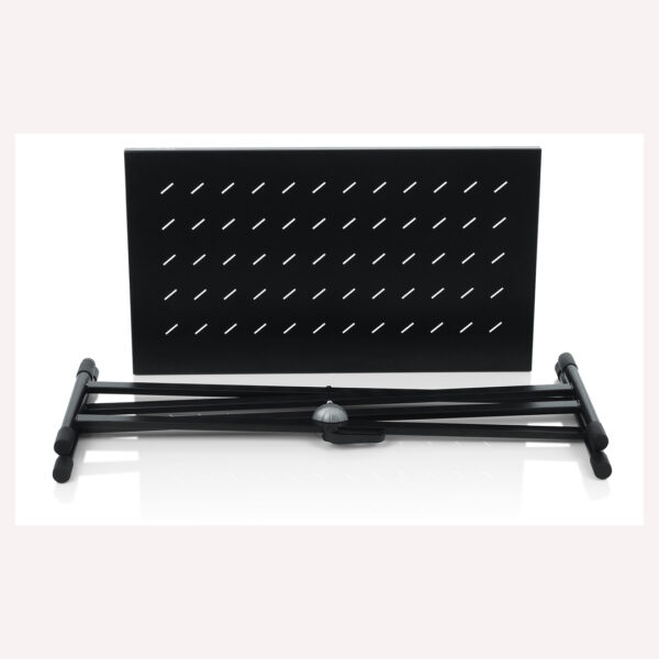 Gator Frameworks® GFW-UTL-XSTDTBLTOPSET | Mesa DJ y Soporte de Teclado Estilo X - Imagen 2