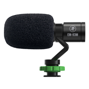 Mackie EM-93M Micrófono Compacto para Smartphones y Cámaras DSLR