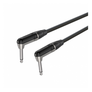 Roxtone DGJJ130L03 Cable Profesional Plug 1/4" Mono Angulado-Plug 1/4" Mono Angulado 0.3mts