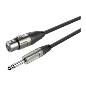 Roxtone DMXJ210L5 Cable Profesional XLRF-Plug 1/4" Mono 5mts