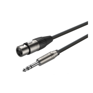 Roxtone DMXJ220L1 Cable Profesional XLRF-Plug 1/4" Estéreo 1mts