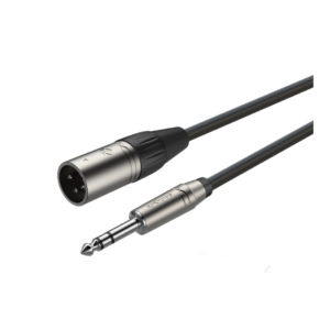 Roxtone DMXJ260L1 Cable Profesional XLRM-Plug 1/4" Estéreo 1mts