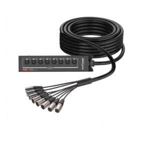 Roxtone SFBN0800L10 Snake 8 Canales de 10Mts