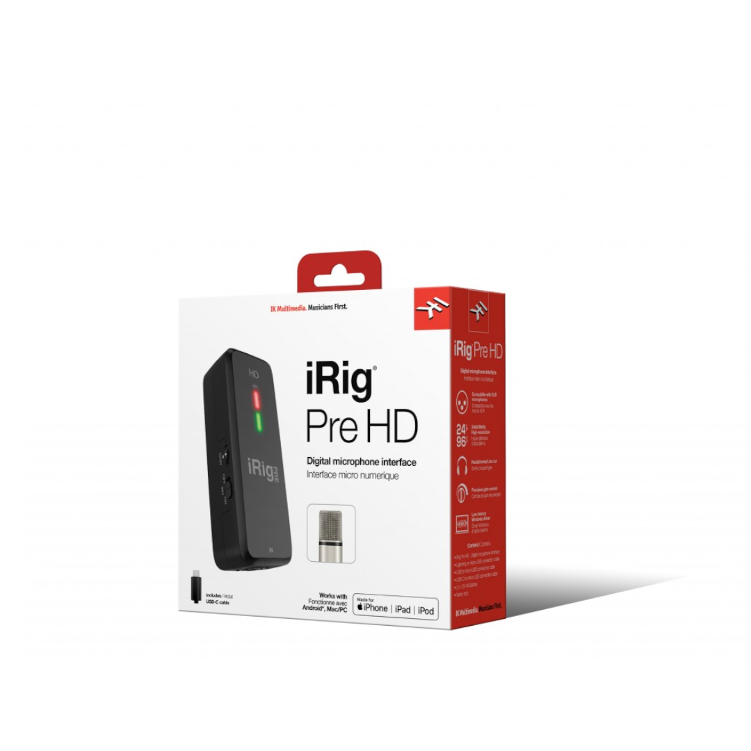 DTM・DAW iRig Pre HD IK Multimedia Irig Pre HD - High Definition Digital Microphone