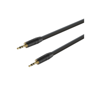 Roxtone GPTC110L09 Cable Profesional Mini Plug 3.5mm-Mini Plug 3.5mm Estéreo 0.9mts
