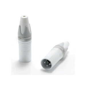 Neutrik NC3MXX-WT Conector XLR Macho Aéreo Blanco