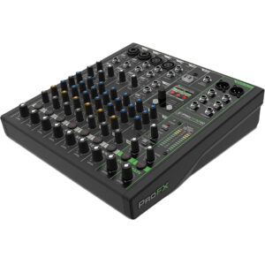 Mackie PRO-FX10-GO Consola Profesional Portátil con Batería de 10 Canales con USB y Efectos