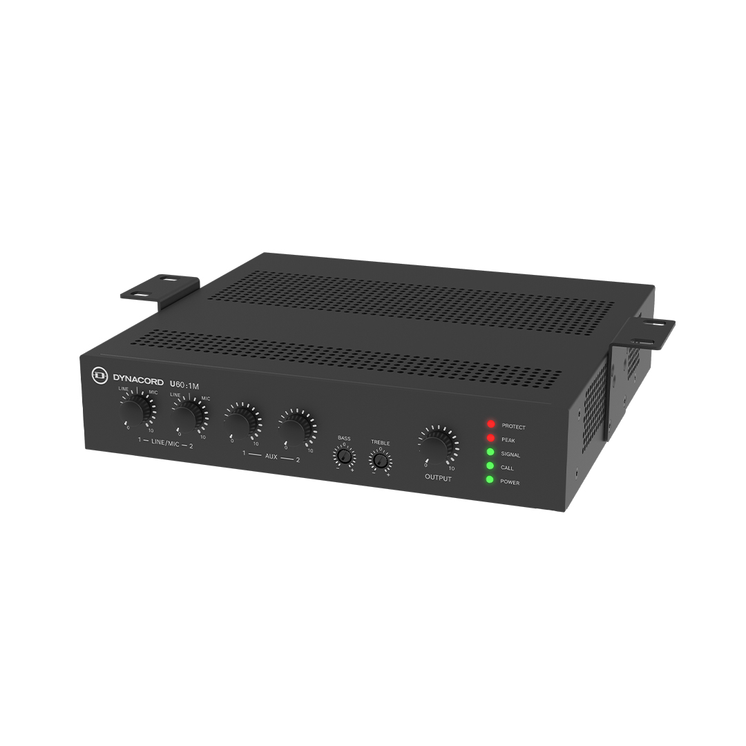 Dynacord U60-1M Amplificador Mezclador de Línea de 60W para Instalaciones de Audio Comercial - Imagen 3